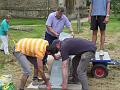 Installation 7 - Churchwarden Graham Clifton lends a hand